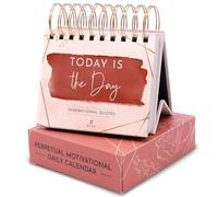 RYVE Calendrier de bureau motivant, citations inspirantes pour bureau, décoration de bureau pour femme, accessoires de bureau pour femme, cadeaux inspirants pour femme, calendrier quotidien