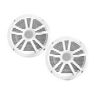 RYvsZXahs Haut-parleurs Marins de 6.5 Pouces, 120W, étanches, stéréo, résistants aux intempéries, pour Bateau, compatibles avec Camping-Car, Yachts, Chariot, ATV, UTV, Bateau, Sauna(2PCS White)