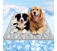 Rywell Arc-Chill 3.0 Tapis rafraîchissant super absorbant pour chiens 150 x 101,6 cm et tapis rafraîchissant à couleur changeante pour chien, reste frais et sec, lavable, tapis antidérapant pour sols