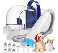 Rywell Kit de toilettage pour chien avec tondeuse électrique et brosses, 1,5 l