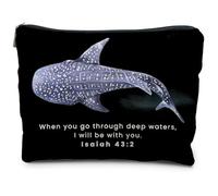 RYYCDOI Trousse de maquillage Jésus Christian Cosmetic Bag, I will be with you - Noir