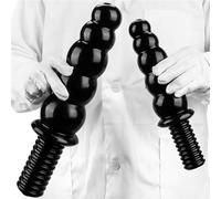 RYZAR Gode BDSM Dilatateur d'anus avec poignée 5 Boules Gode Anal Plug Anal Gode XXL Plug Anal Point G Jouet Sexuel érotique for Femmes Hommes Couples(L)