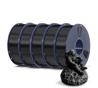Ryzno Filament PETG pour imprimante 3D, 1,75 mm, bobine de 5 kg, transparent, haute résistance et résistant à la chaleur, précision de +/- 0,03 mm, sans nœuds, pour imprimantes FDM professionnelles et