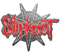 rz Slipknot Badge à épingle en métal avec logo étoile à 9 pointes.