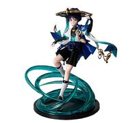 RZAHUAHU Genshin Impact Wanderer 1/7 Figurine PVC 25 cm miHoYo Anime Game Sumeru Scaramouche Personnage Ornements de Bureau Cadeau Kunikuzushi, YS143-2