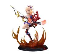 RZAHUAHU Genshin Impact Yoimiya 1/7 Figurine PVC 25 cm miHoYo Anime Jeu Personnage Ornements de Bureau Cadeau