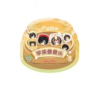 RZAHUAHU Heaven Official Blessing Blind Boxs Série de thé du matin Hua Cheng Xie Lian Chibi Figurines Anime Gift Fête de vacances (1)