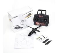 RZARDFLAMR F150BL V3 Modèle d'hélicoptère télécommandé, 2,4 GHz avec lumières LED, vol stable, modèle d'aviation intérieur/extérieur pour débutant, cadeau pour adultes et amateurs (RTF)