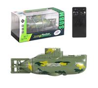 RZARDFLAMR Mini sous-marin nucléaire RC - Sous-marin radiocommandé 2,4 GHz pour adultes, plongée à un bouton avec détection d'eau, pour piscines extérieures/intérieures, lacs et aquariums, cadeau pour