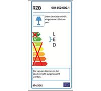RZB 901452.002.1 Ampoule, Verre, 2G7, 10 W, Schwarz, 7 x 8 x 10 cm
