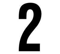 RZB RZB Chiffre noir 120 mm pour super-plate HNL 99223.013.2 Quantité:1