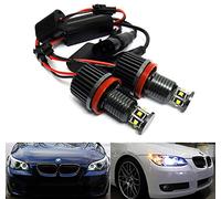 RZG Lot de 2 ampoules LED Angel Eye H8 60 W pour E90 E92 M3 E82 E87 E60 E63 E70 X5 E71 E84