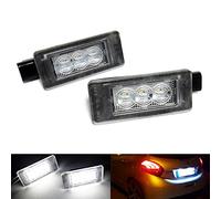 RZG Lot de 2 ampoules LED Canbus blanc pour plaque d'immatriculation C3 III C4 II C5 III DS4 208 2008 308 II 3008 II 5008 II
