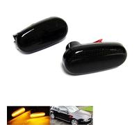 RZG Lot de 2 clignotants latéraux noirs à LED pour AR 147 Pré-LCI 937 GT MiTo 955 Bravo II 198