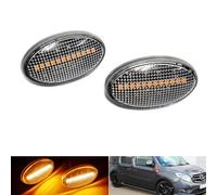 RZG Lot de 2 clignotants latéraux transparents - Ambre - Pour MB Classe A W168 Citan W415 Vito Classe V W639 W447 Fortwo 450
