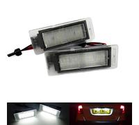 RZG Lot de 2 éclairages de plaque d'immatriculation à blanc LED Canbus pour Insignia Sports Tourer MK I 2012-2019 Mokka X Mokka VXR8 Ampera-e Corvette C7 Trax