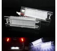 RZG Lot de 2 éclairages de plaque d'immatriculation LED Canbus pour 500L 600 Brava Bravo Croma Doblo Grande Punto Linea Punto Evo Multipla Marea Tipo Renegade