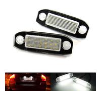 RZG Lot de 2 éclairages de plaque d'immatriculation LED Canbus pour C70 S40 S60 S80 V50 V60 V70 XC60 XC70 XC90 Blanc