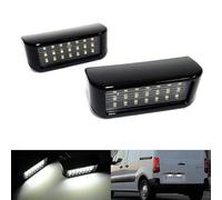 RZG Lot de 2 éclairages de plaque d'immatriculation LED Canbus pour Combo E Vivaro C Zafira Life ProAce City 2007+ Scudo 270 ProAce
