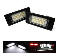 RZG Lot de 2 éclairages de plaque minéralogique à LED blancs pour E82 E88 F22 F45 E90 E92 M3 F30 F32 E39 E60 F10 M5 X1 X3 X4 X5 X6 M