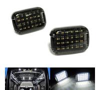 RZG Lot de 2 plafonniers LED pour intérieur de courtoisie de chargement Blanc Pour Transit MK8 Transit Tourneo Custom Courier Connect à partir de 2013
