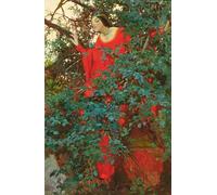RZHRHJES Abstrait Image sur Toile Graffiti Art Mural Peinture sur Toile Nordique Alors pour un battement de cœur, elle l'a vu par Howard Pyle Affiches d'Art Pour la Décoration Murale 60x90cm