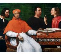 RZHRHJES Abstrait Image sur Toile Graffiti Art Mural Peinture sur Toile Nordique Cardinal Bandinello Sauli Son secrétaire par Del Piombo Affiches d'Art Pour la Décoration Murale 60x90cm