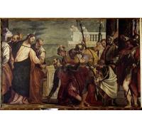 RZHRHJES Abstrait Image sur Toile Graffiti Art Mural Peinture sur Toile Nordique Jésus-Christ et le centurion de Véronèse Affiches d'Art Pour la Décoration Murale 60x90cm
