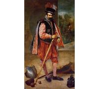RZHRHJES Abstrait Image sur Toile Graffiti Art Mural Peinture sur Toile Nordique le bouffon Juan De Austria de Diego Rodriguez De Silva Velazquez Affiches d'Art Pour la Décoration Murale 60x90cm