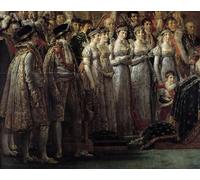 RZHRHJES Abstrait Image sur Toile Graffiti Art Mural Peinture sur Toile Nordique le Sacre de Napoléon de Jacques Louis David Affiches d'Art Pour la Décoration Murale 60x90cm