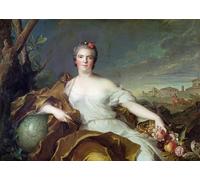 RZHRHJES Abstrait Image sur Toile Graffiti Art Mural Peinture sur Toile Nordique Louise Elisabeth De France comme élément de la terre par Jean Marc Nattier Pour la Décoration Murale 60x90cm