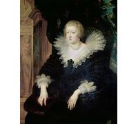 RZHRHJES Abstrait Image sur Toile Graffiti Art Mural Peinture sur Toile Nordique Portrait d'Anne d'Autriche par Peter Paul Rubens Affiches d'Art Pour la Décoration Murale 60x90cm