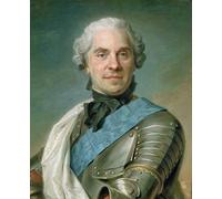 RZHRHJES Abstrait Image sur Toile Graffiti Art Mural Peinture sur Toile Nordique Portrait de Maurice Comte De Saxe par Maurice Quentin De La Tour Affiches d'Art Pour la Décoration Murale 60x90cm