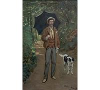 RZHRHJES Abstrait Image sur Toile Graffiti Art Mural Peinture sur Toile Nordique Portrait Dejacquemont Au Parasol par Claude Monet Affiches d'Art Pour la Décoration Murale 60x90cm
