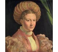 RZHRHJES Abstrait Image sur Toile Graffiti Art Mural Peinture sur Toile Nordique Portrait d'une jeune femme peut-être la comtesse Gozzadini par Parmigianino Pour la Décoration Murale 60x90cm