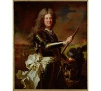 RZHRHJES Abstrait Tableau Peinture sur Toile Portrait Portrait of Charles-auguste Of MatignonOf Gace Marshal Of France by Hyacinthe Rigaud Pour la Décoration Murale 60x90cm