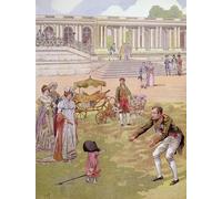 RZHRHJES Affiche Decoration Murale Napoléon jouant avec le roi Ofillustration De bonaparte par Jacques Marie Gaston Onfray De Breville Pour la Décoration de la Chambre à Coucher 60x90cm