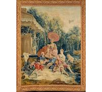 RZHRHJES Affiche Decoration Murale Tableau Imprimé sur Toile la Collation d'une des scènes de village italiennes de François Boucher Pour la Décoration de la Chambre à Coucher 60x90cm