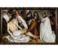 RZHRHJES Image sur Toile Impression Peinture Minimaliste Peinture Pieta Jean Fouquet Art Imprimé Image Pour les Décorations pour la Maison 60x90cm