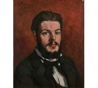 RZHRHJES Image sur Toile Impression Peinture Minimaliste Peinture Portrait de Claude Antoine Charles Favre par Paul Gauguin Art Imprimé Image Pour les Décorations pour la Maison 60x90cm