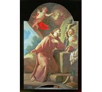 RZHRHJES Image sur Toile Impression Peinture Minimaliste Peinture St François d'Assise par Francesco De Mura Art Imprimé Image Pour les Décorations pour la Maison 60x90cm