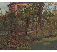 RZHRHJES Image sur Toile Impression Peinture Minimaliste Peinture un coin au jardin de Bellevue d'Edouard Manet Art Imprimé Image Pour les Décorations pour la Maison 60x90cm