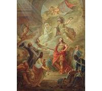 RZHRHJES Impression Peinture Minimaliste Peinture Louis XVI prêtant serment de fidélité à la Constitution sur la patrie par Nicolas Guy Brenet Pour les Décorations pour la Maison 60x90cm