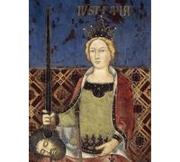 RZHRHJES Murales sur Toile Affiche Decoration Murale Tableau Imprimé sur Toile Allégorie de la justice du bon gouvernement par Ambrogio Lorenzetti Pour la Décoration de la Chambre à Coucher 60x90cm