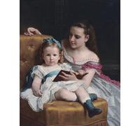 RZHRHJES Murales sur Toile Affiche Decoration Murale Tableau Imprimé sur Toile le petit mendiant de William Adolphe Bouguereau Affiche Décorative Pour la Décoration de la Chambre à Coucher 60x90cm