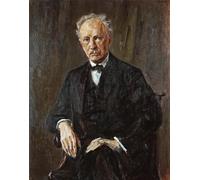 RZHRHJES Murales sur Toile Affiche Decoration Murale Tableau Imprimé sur Toile Portrait du compositeur Richard Georg Strauss par Max Liebermann Pour la Décoration de la Chambre à Coucher 60x90cm