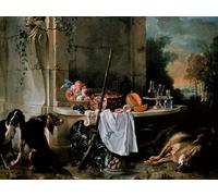 RZHRHJES Peinture Poster Peinture sur Toile d'Art Abstrait Tableau Animal mort de Jean Baptiste Oudry Tableaux sur Toile Pour les Décorations pour la Maison 60x90cm