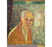 RZHRHJES Peinture Poster Peinture sur Toile d'Art Abstrait Tableau Autoportrait de Pierre Bonnard Tableaux sur Toile Pour les Décorations pour la Maison 60x90cm