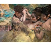 RZHRHJES Peinture Poster Peinture sur Toile d'Art Abstrait Tableau Dans les coulisses d'Edgar Degas Tableaux sur Toile Pour les Décorations pour la Maison 60x90cm