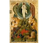 RZHRHJES Peinture Poster Peinture sur Toile d'Art Abstrait Tableau la Transfiguration de Notre-Seigneur par l'école de Novgorod Tableaux sur Toile Pour les Décorations pour la Maison 60x90cm
